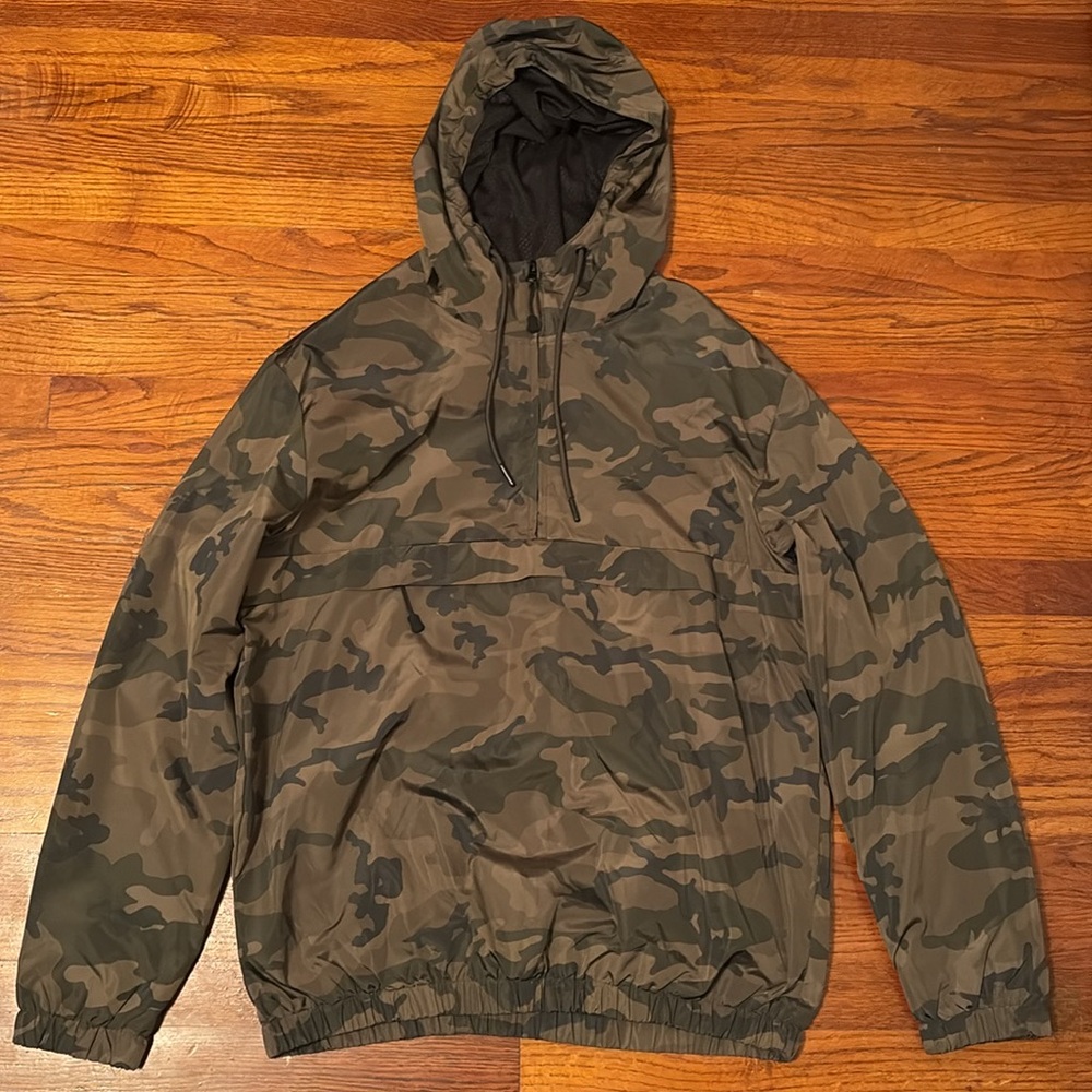 H&M Camo Anorak Jacket Size S